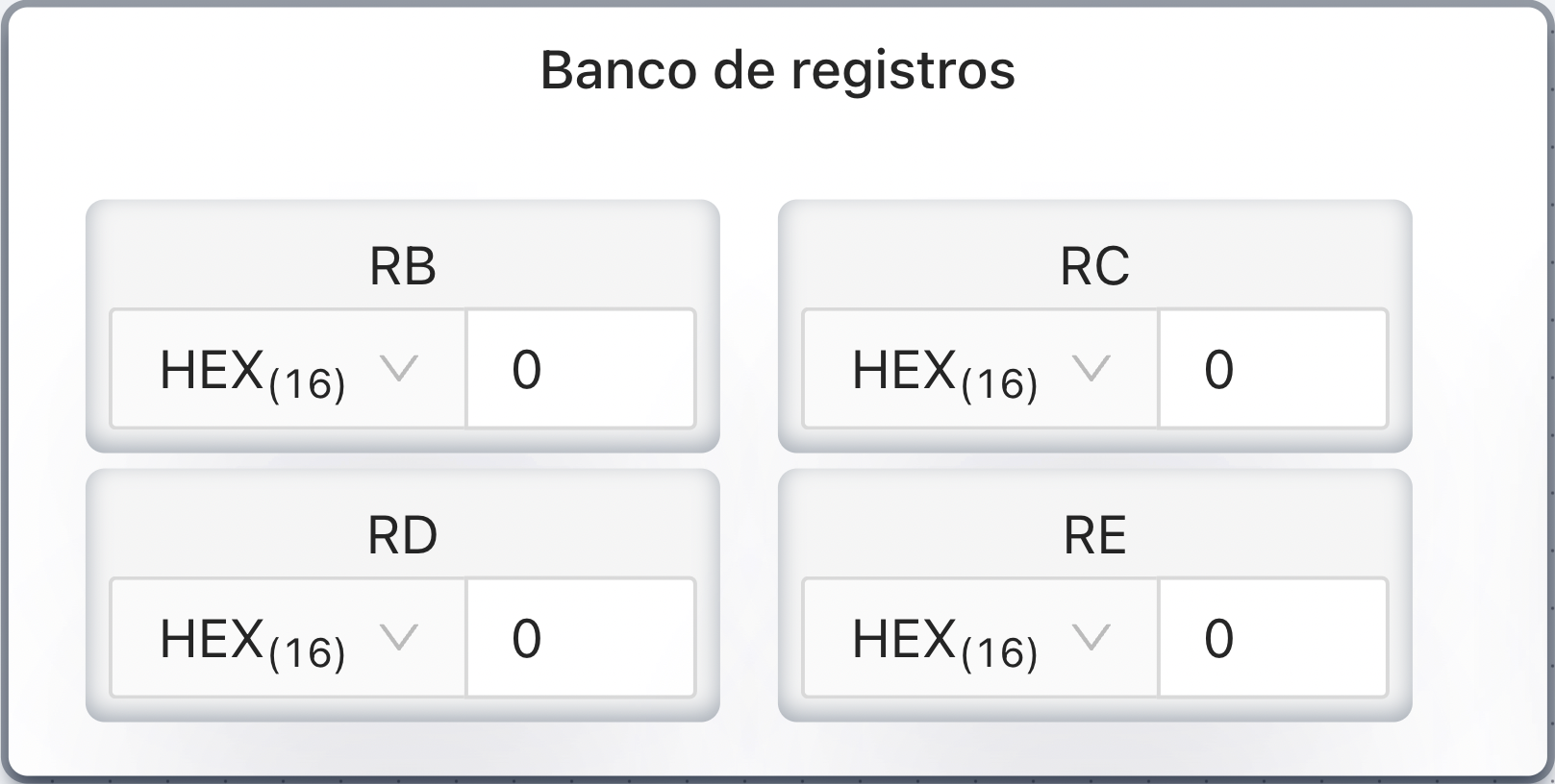 Banco de registros